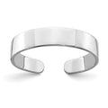 14k White Gold Polished Adjustable Toe Ring