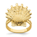 14K Lion's Paw Shell Ring