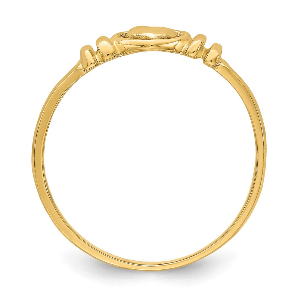 14k Polished Heart Ring