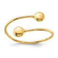 14K Polished Adjustable Fashion Ring