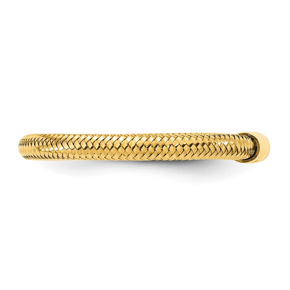 14k Mesh Stretch Ring