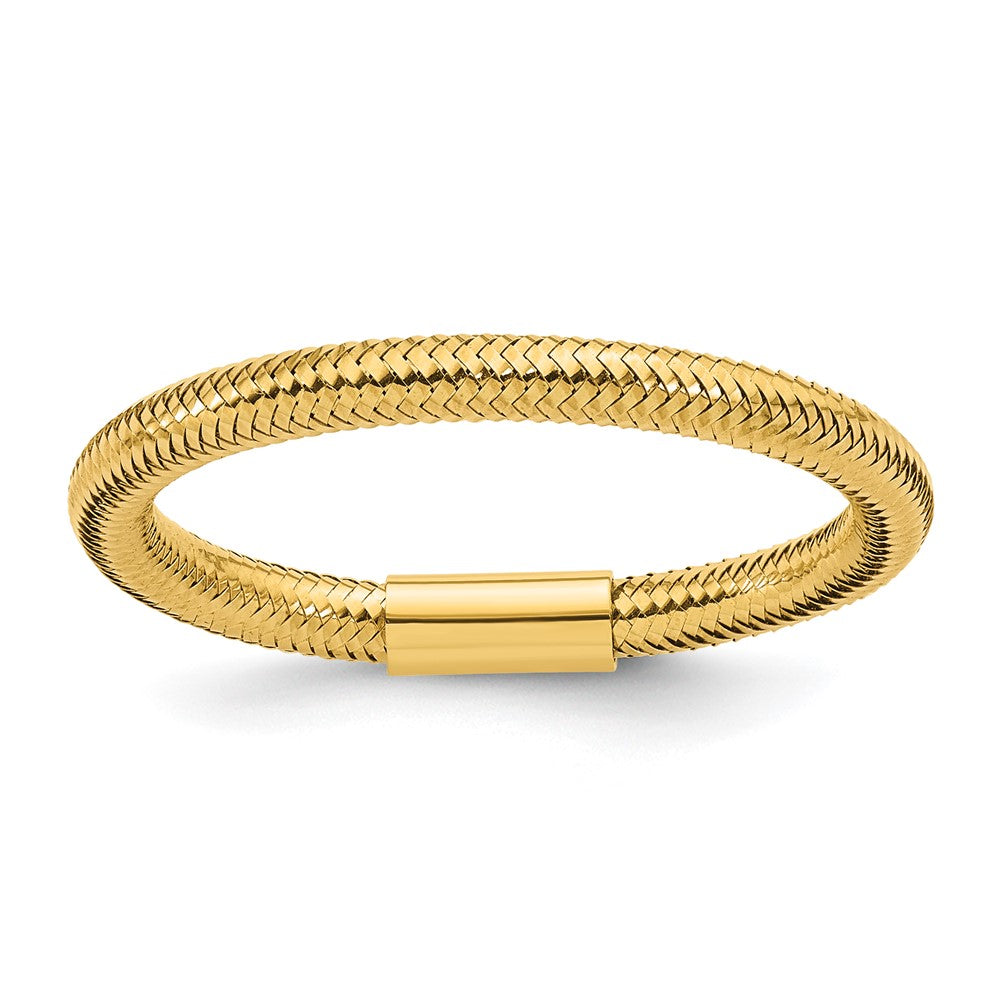 14k Mesh Stretch Ring
