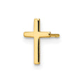 Single 14k Polished Cross Earring