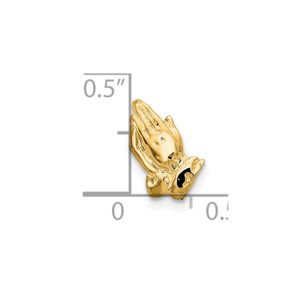14k Praying Hands Tie Tac