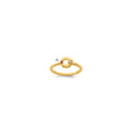 14k Dia. Heart w/ 1 Birthstone Mother's Circle Ring Semi-mount