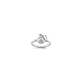 14k WG Diamond with 2 Birthstone Mother/Child Ring Semi-mount