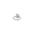 14k WG Diamond with 4 Birthstone Mother/Child Ring Semi-mount