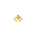 14k Diamond with 5 Birthstone Mother/Child Ring Semi-mount