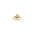 14k Diamond with 8 Birthstone Mother/Child Ring Semi-mount