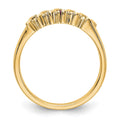 10k Yellow Gold Diamond w/Ruby Band