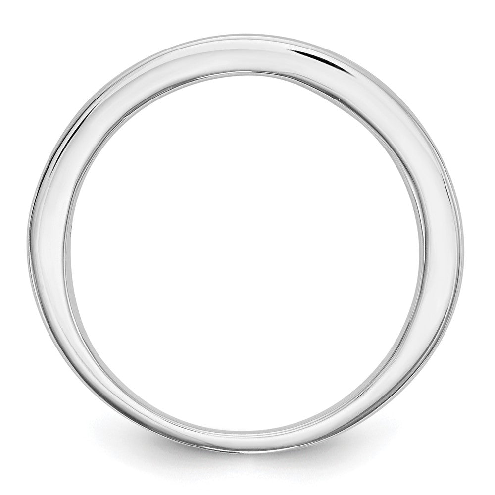 14k White Gold Ruby Band