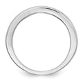 14k White Gold Sapphire Band