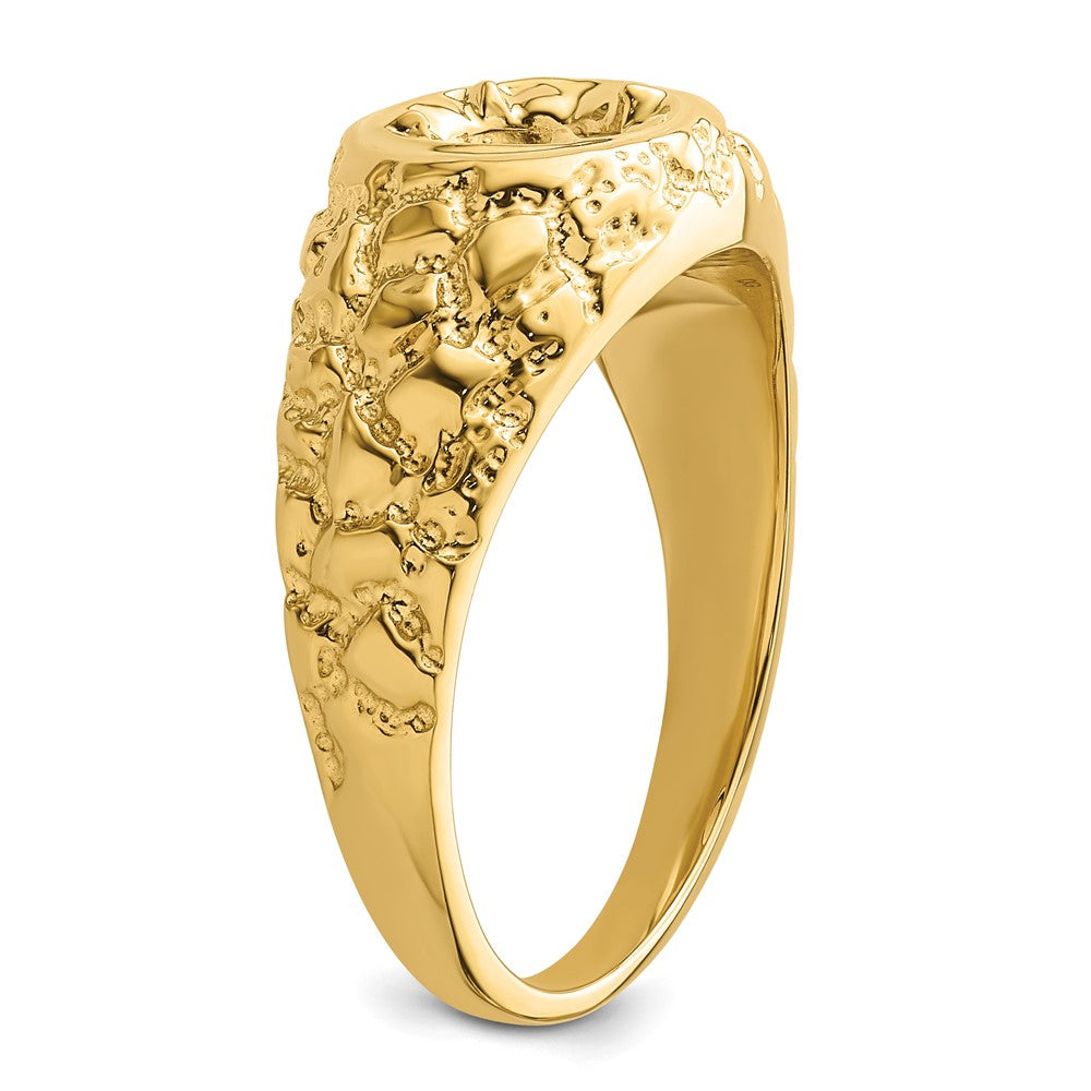 14k 7/8 ct Center Men's Ring Mounting