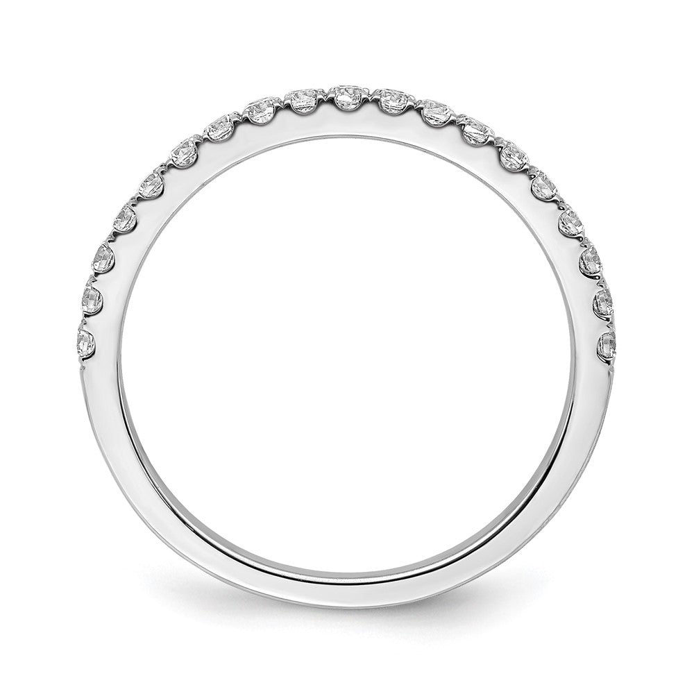 14k White Gold Diamond Band