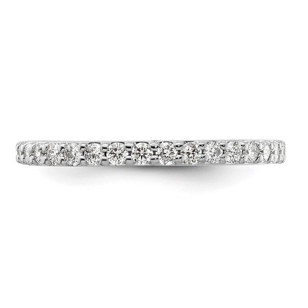 14k White Gold Diamond Band