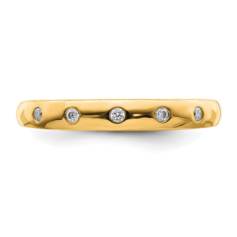 10K 5-stone Diamond Ring