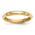 14k 6-stone Diamond Band