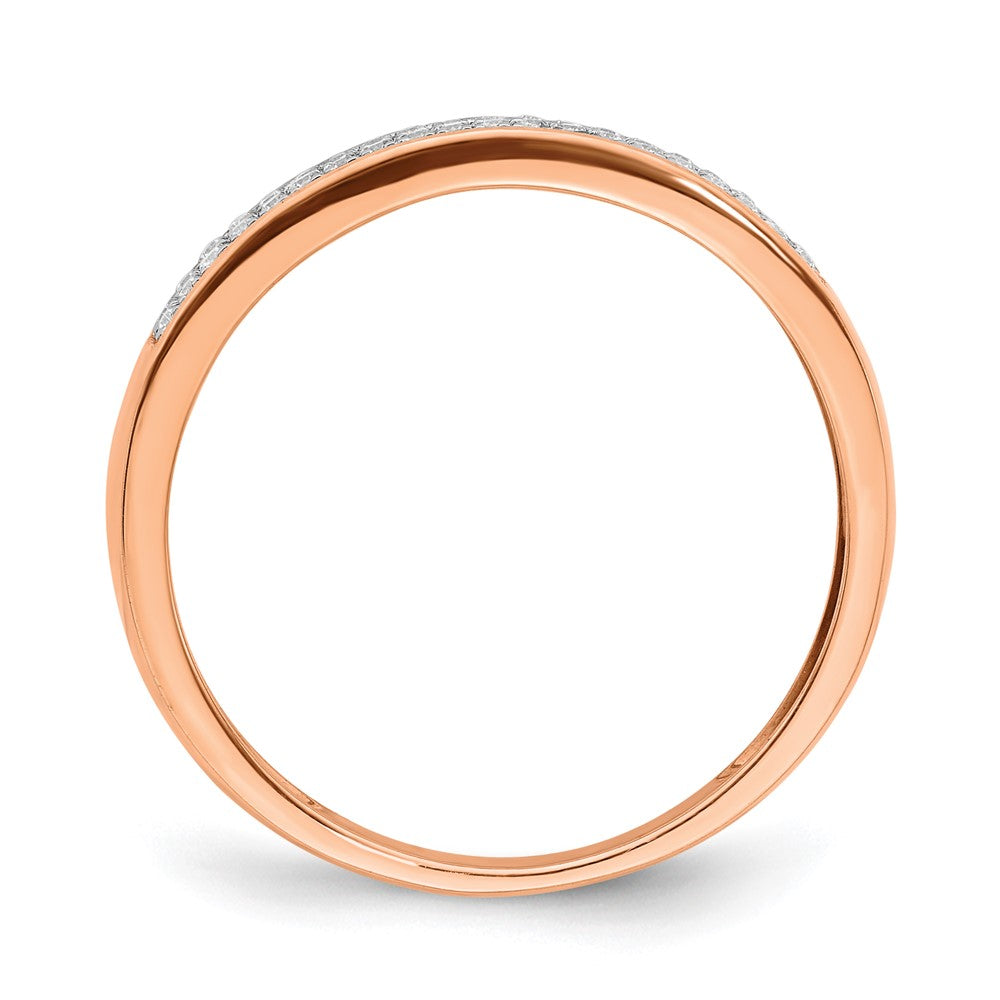14k 2-row Diamond Band