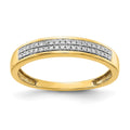14k 2-row Diamond Band