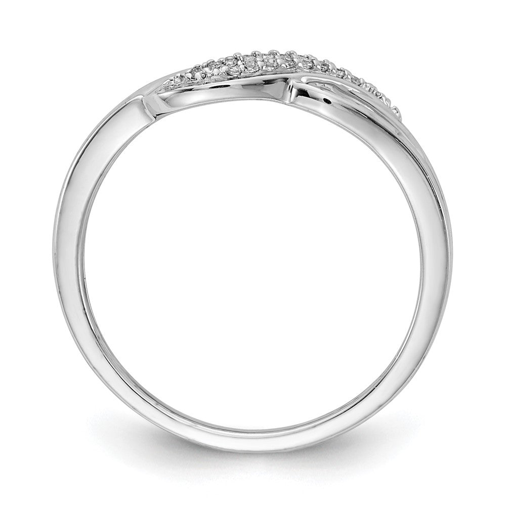 14k White Gold Diamond Fashion Ring