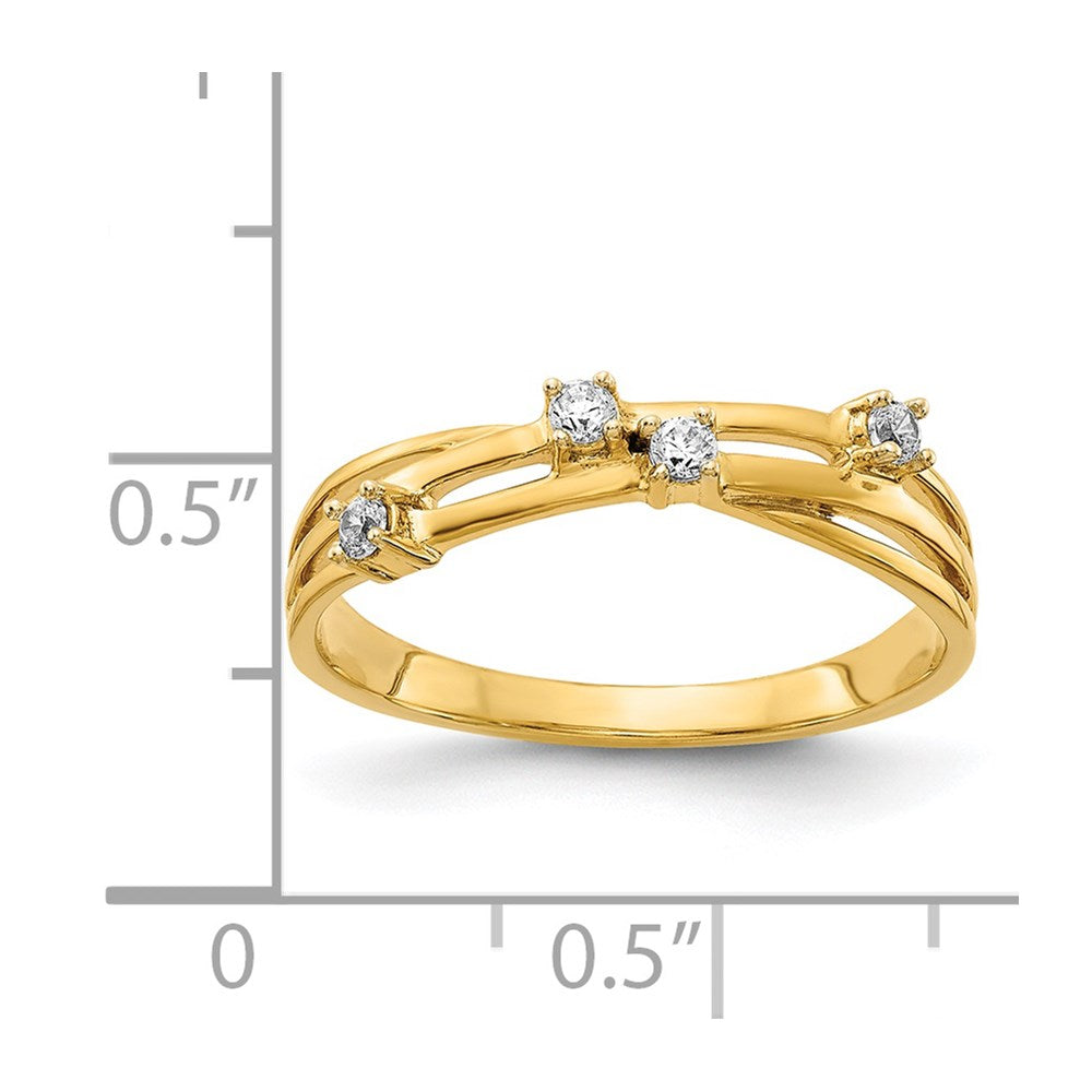 14k Diamond Fashion Ring