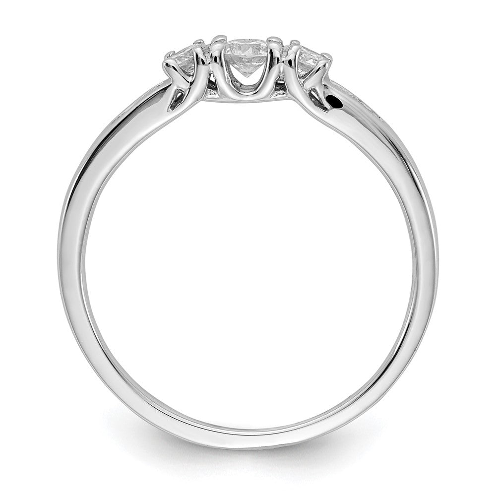 14k White Gold Diamond Ring