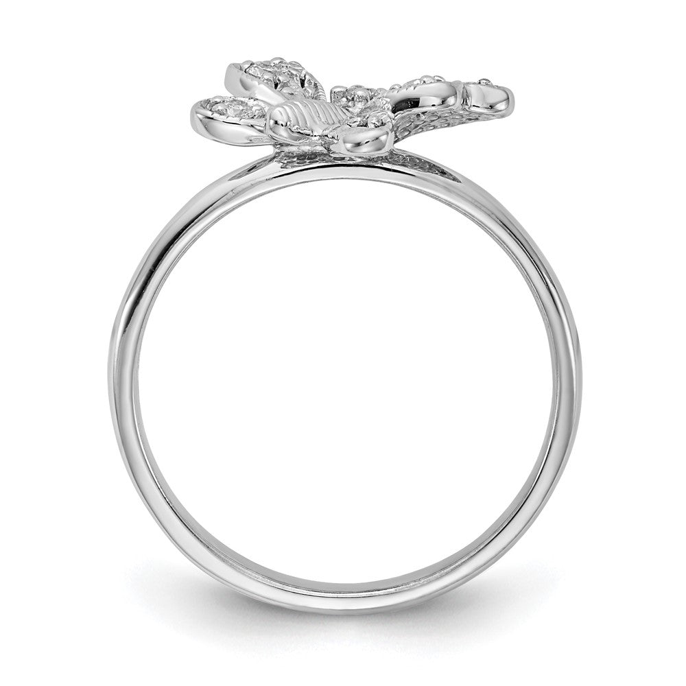 14k White Gold AA Diamond ring