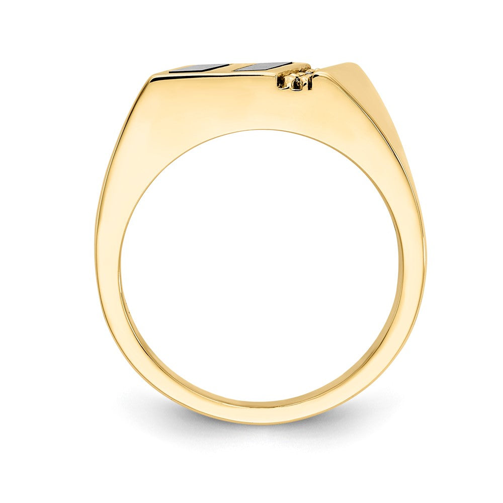 14k Mens Band Mounting