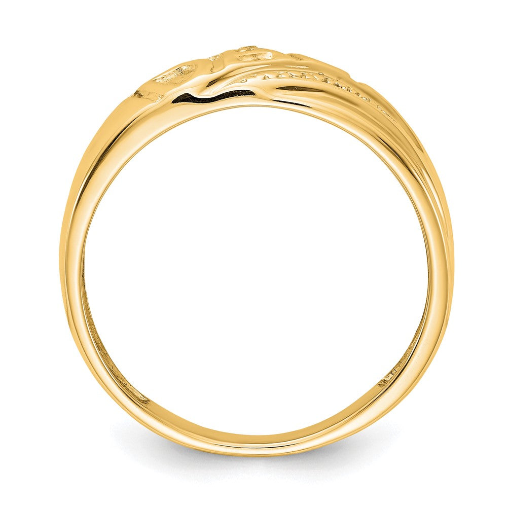 14k Mens DAD Ring Mounting