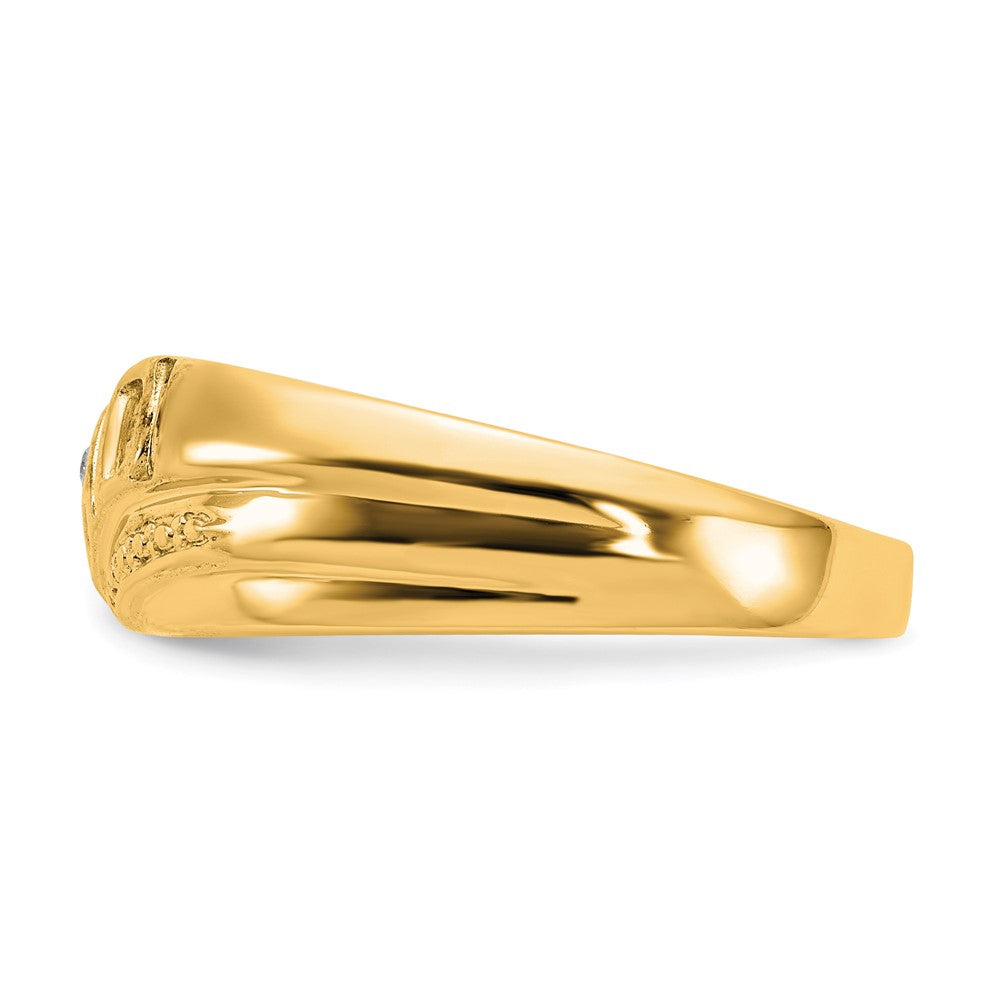 14k Mens DAD Ring Mounting