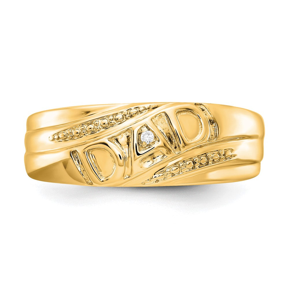 14k Mens DAD Ring Mounting