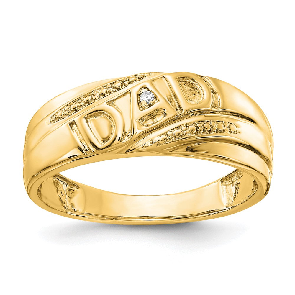 14k Mens DAD Ring Mounting