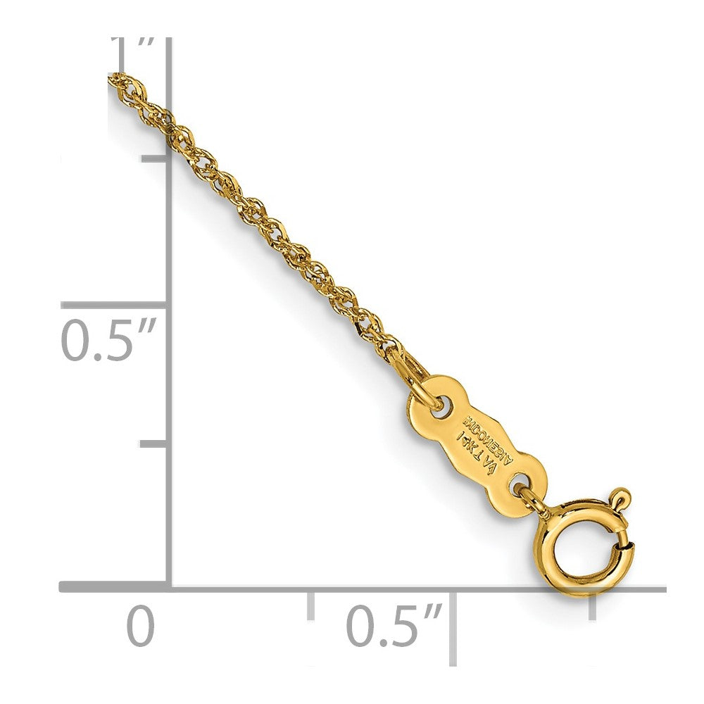 14K 1.1mm Ropa Chain