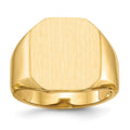 10k Yellow Men's Signet Ring