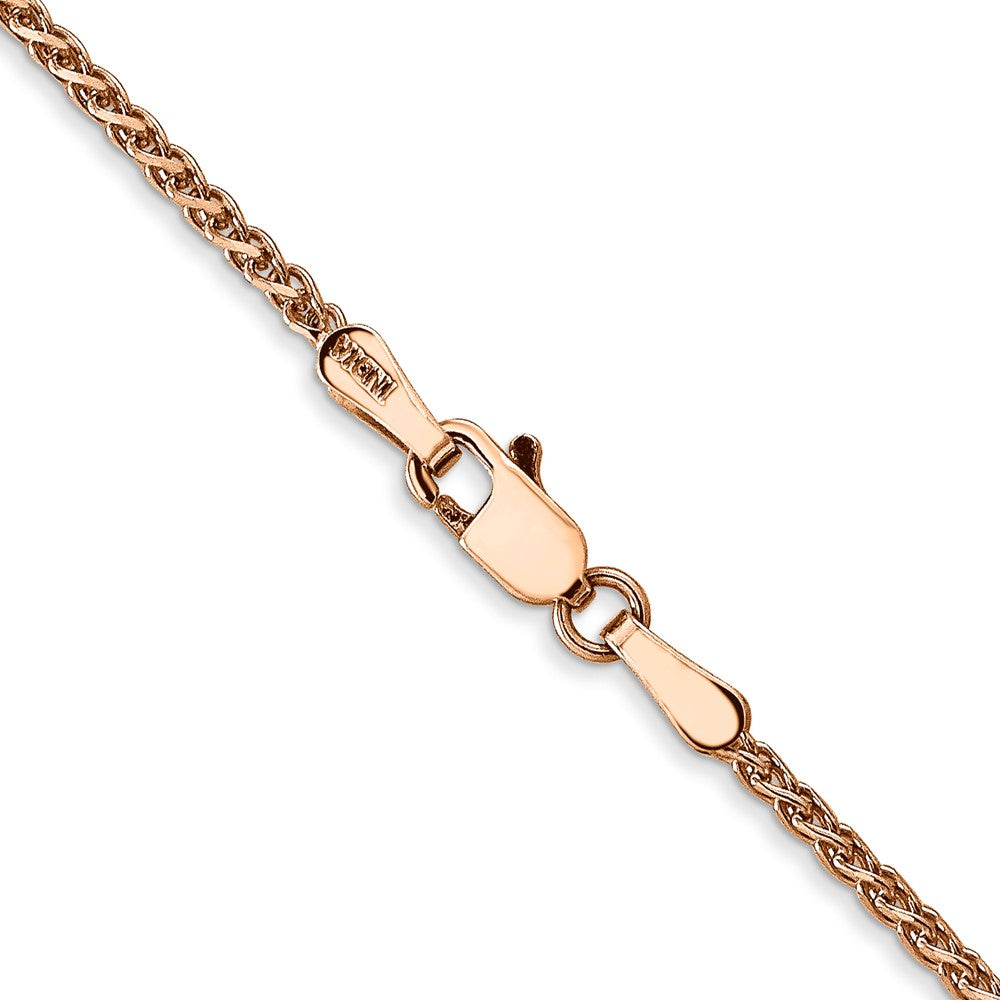 14k Rose Gold 1.7mm D/C Spiga Chain