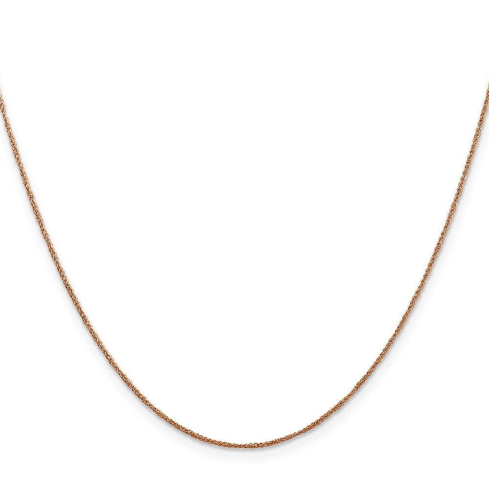 14K Rose Gold .7mm Ropa Chain