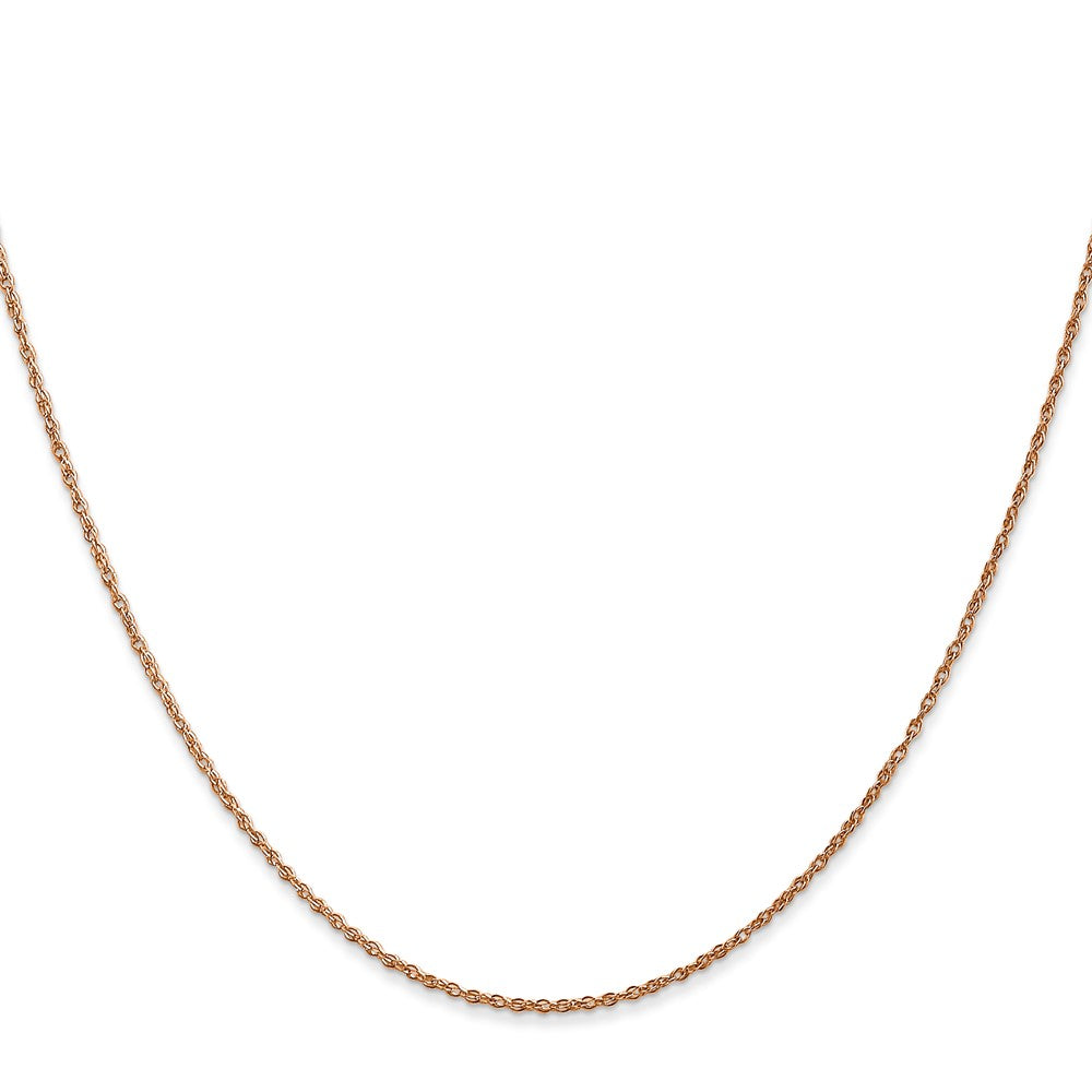 14k Rose Gold .8mm Baby Rope Chain