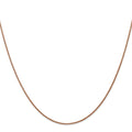 14k Rose Gold 1.05mm D/C Spiga Chain
