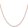 14k Rose Gold 1.7mm Solid Polished Spiga Chain
