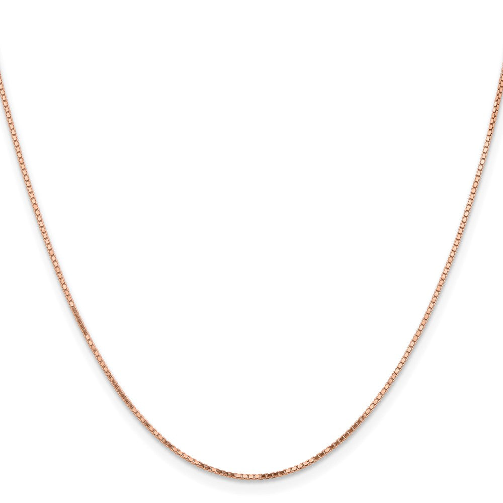 14k Rose Gold .95mm Box Chain