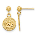 14k Polished Raphael Angel Earrings