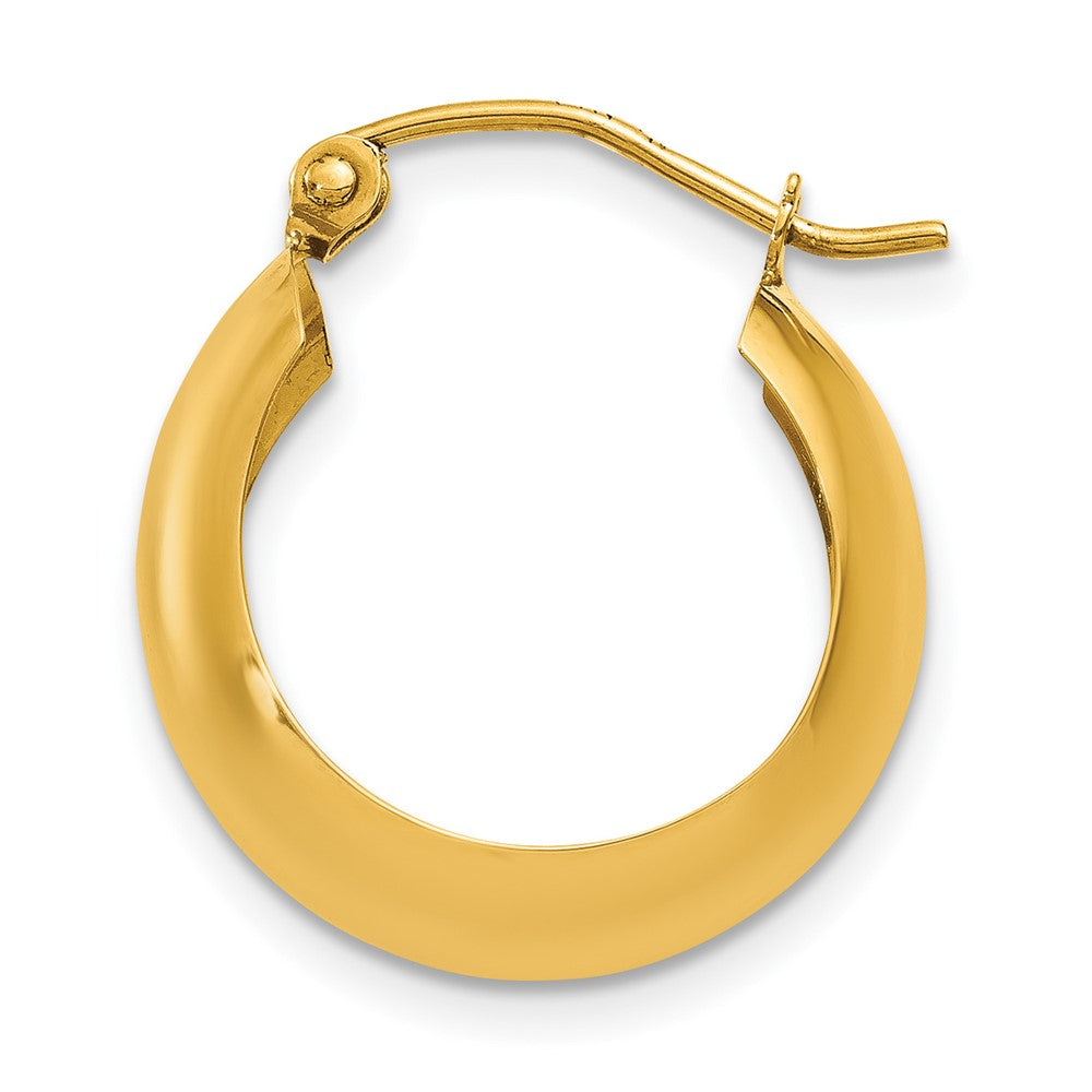 Single 14K Hoop Earring