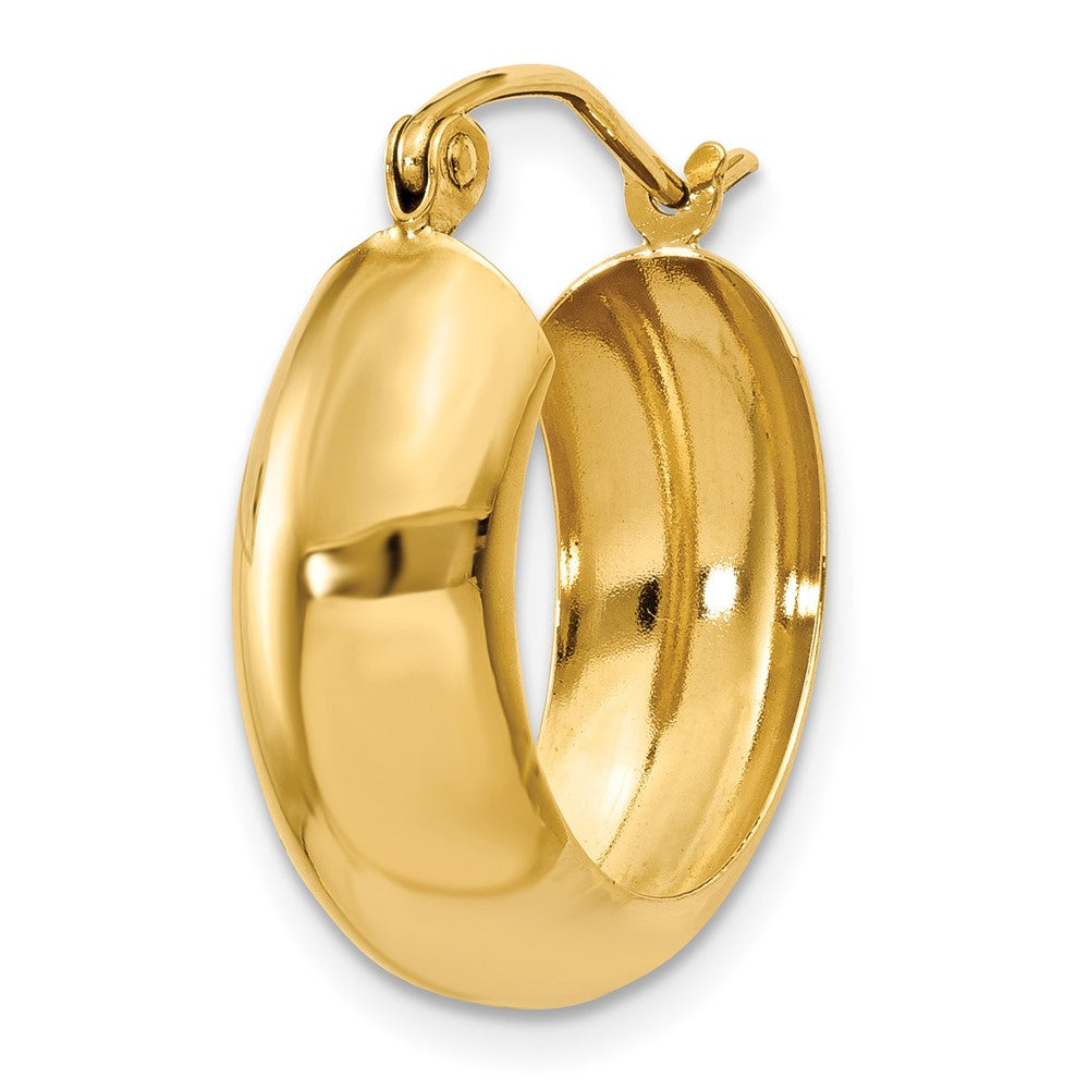 Single 14K Hoop Earring