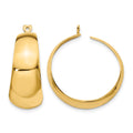 14k Polished Hoop Earring Jackets