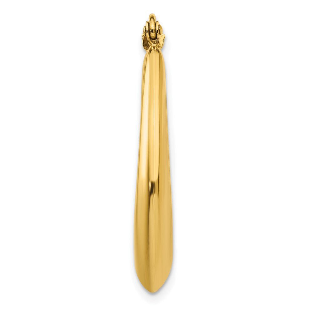Single 14k Polished Hoop Earring