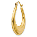 Single 14k Polished Hoop Earring