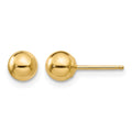 14k Madi K Polished 5mm Ball Post Earrings