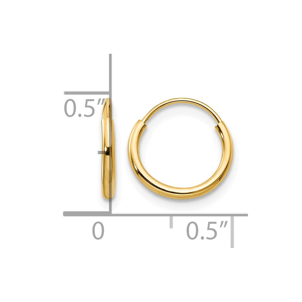 14k Madi K Endless Hoop Earrings