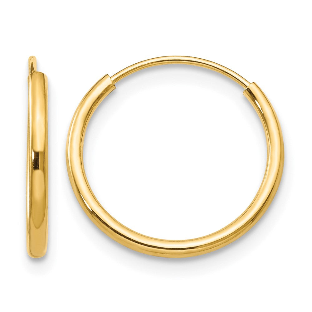 14k Madi K Endless Hoop Earrings