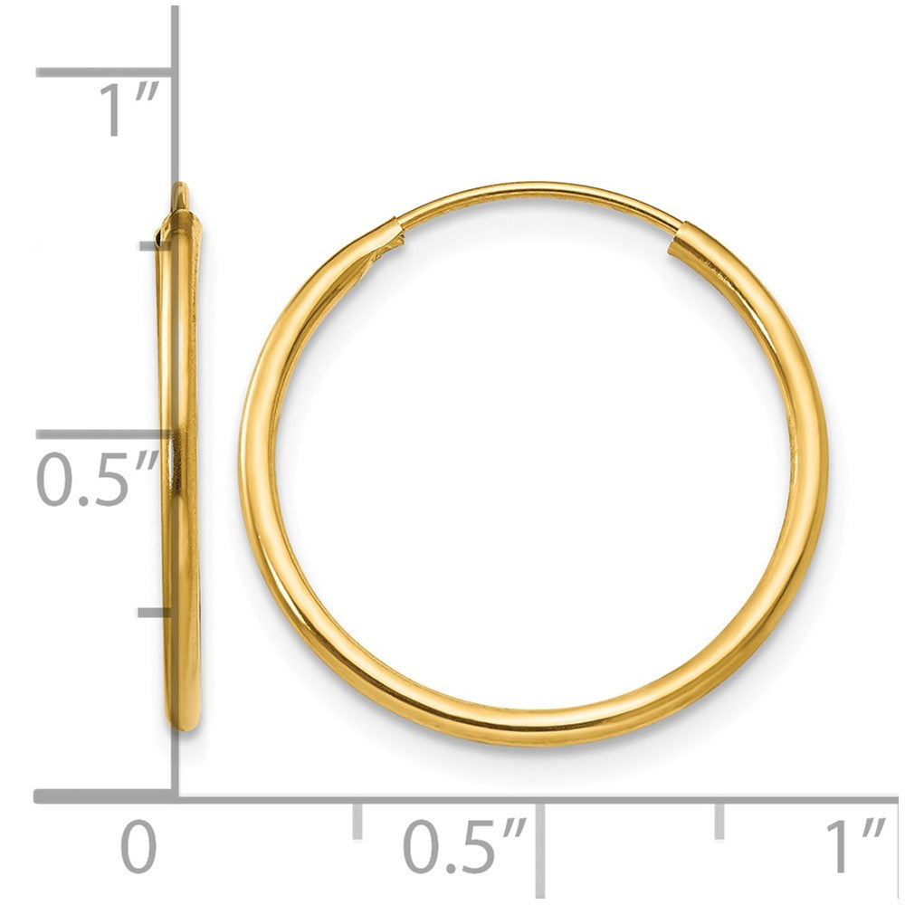 14k Madi K Endless Hoop Earrings